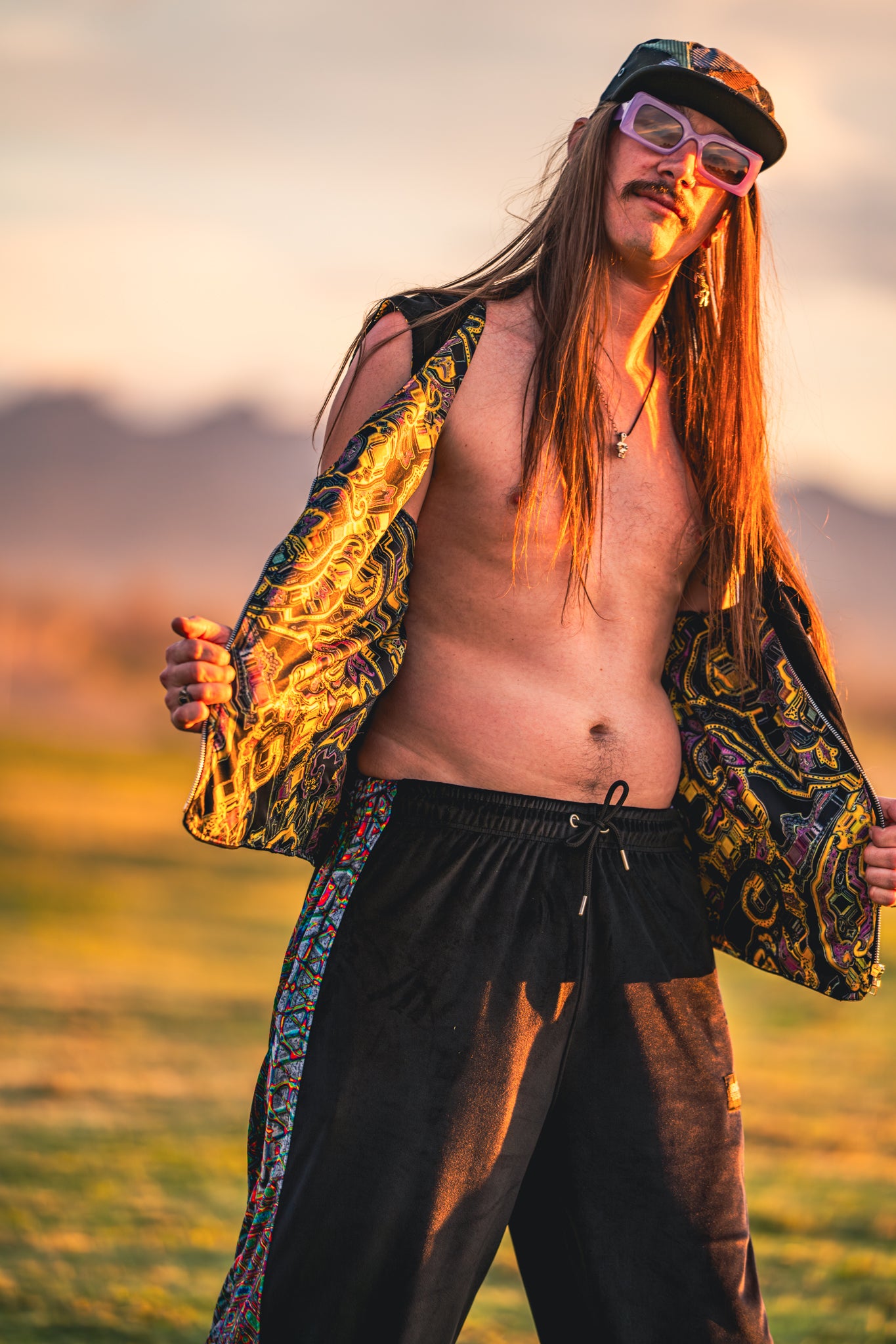 Glitched Filigree Vest