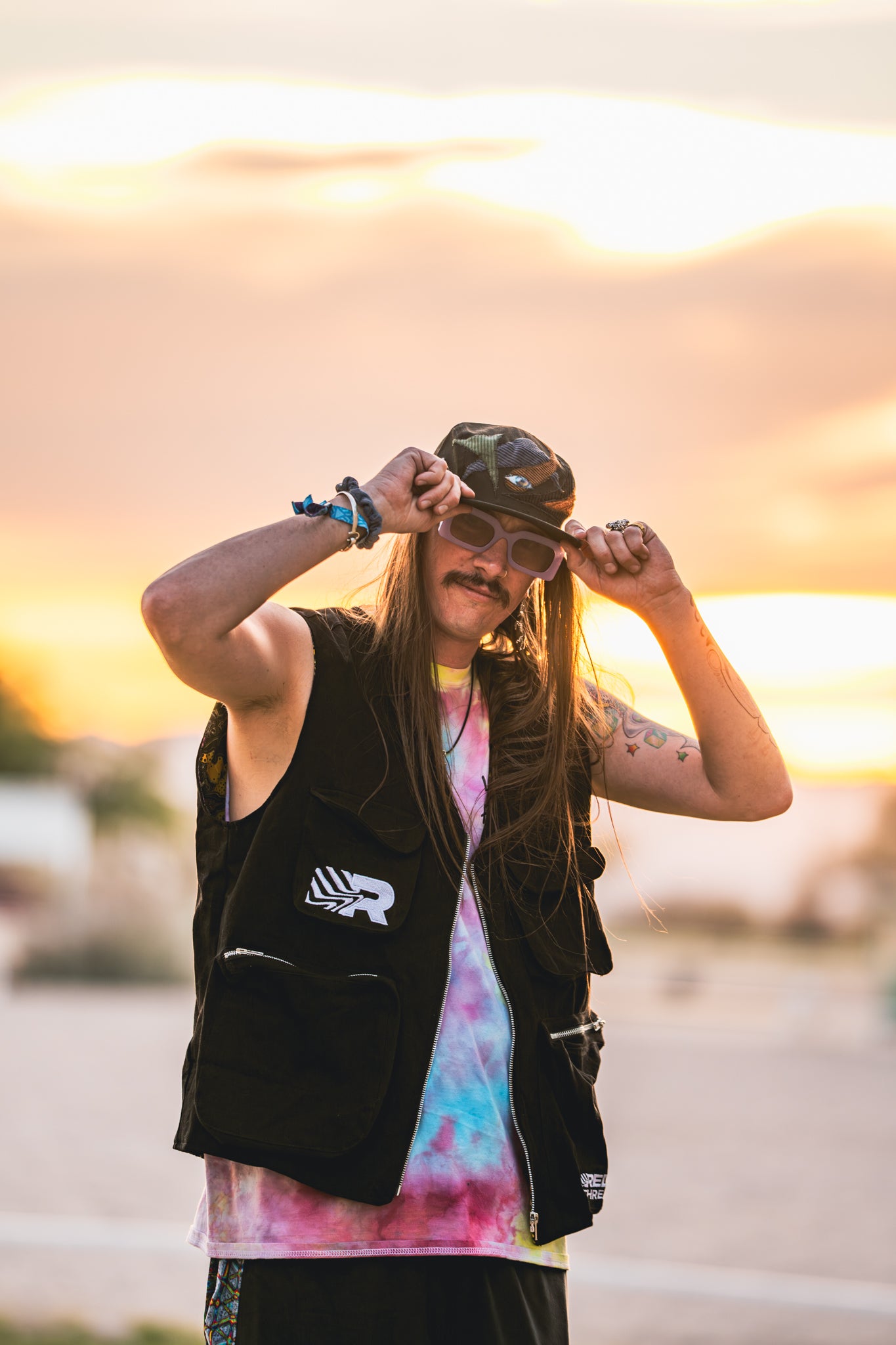 Glitched Filigree Vest