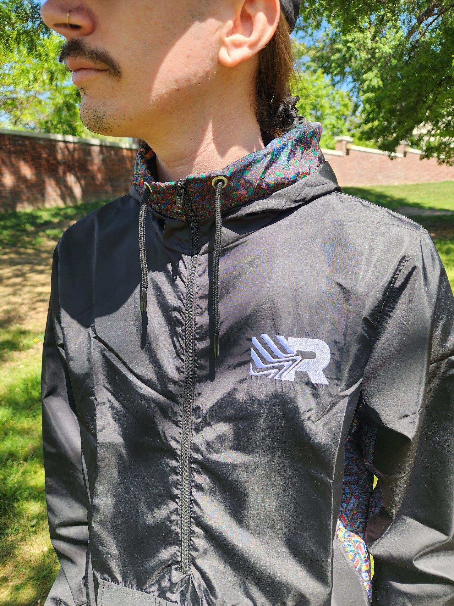 Geo Color Windbreaker