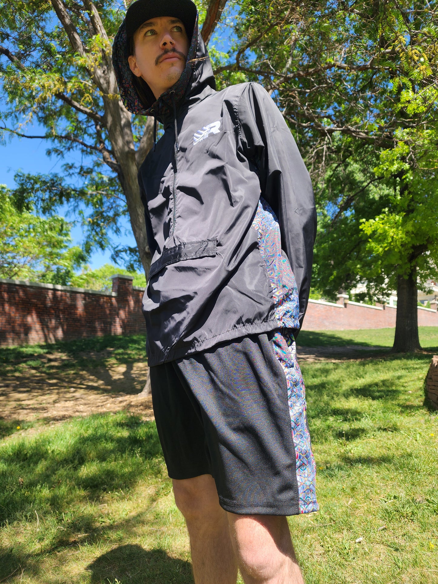 Geo Color Windbreaker