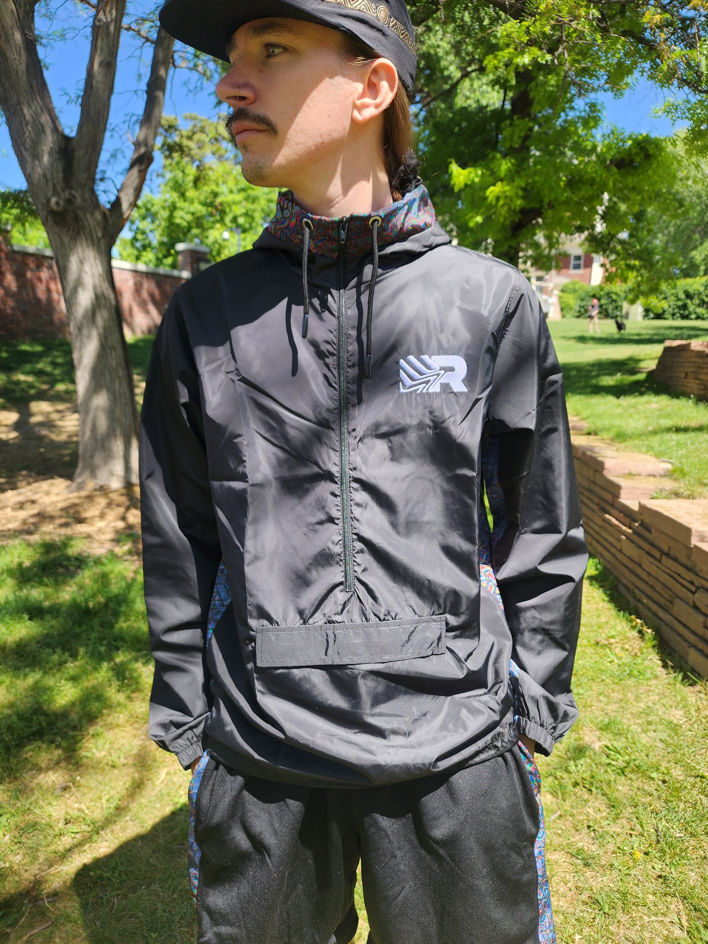 Geo Color Windbreaker